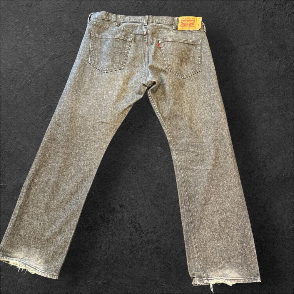 Levis 501 Jeans 40x30 Black Original Straight Leg Button Fly Mens Vintage - Picture 1 of 10